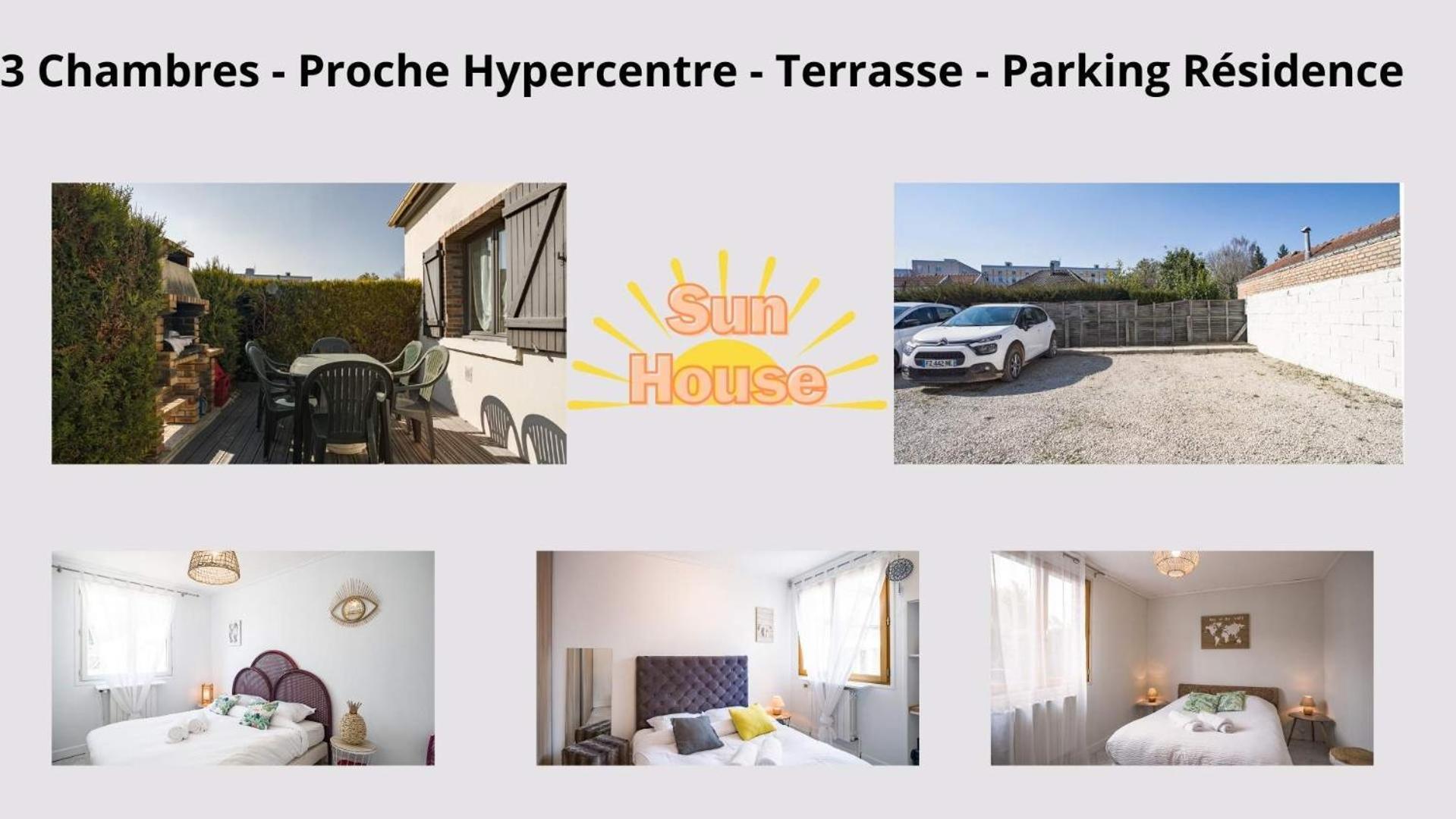 شقة Sun House - Terrasse Parking Prive Gratuit تروي المظهر الخارجي الصورة